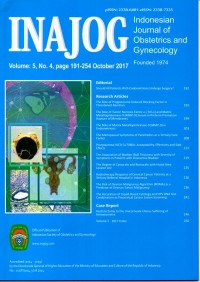 Indonesian Journal Of Obstetrics and Gynecology (INAJOG)