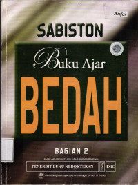 Image of Buku Ajar Bedah (Essentials of Surgery). Bagian 2