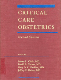 Image of Critical Care Obstetrics