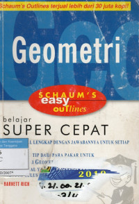 Image of Geomatri : Berdasarkan Schaum`s Outline Of Geometry
