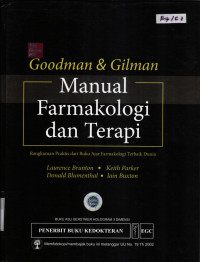 Image of Goodman & Gilman : Manual Farmakologi dan Terapi