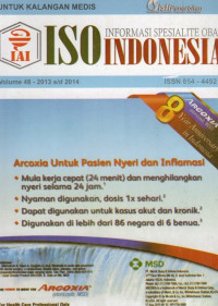 Image of ISO = Informasi Spesialite Obat Indonesia