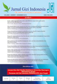 Image of Jurnal Gizi Indonesia (The Indonesian Journal Of Nutrition)