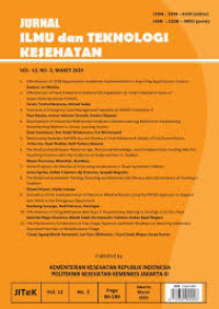 Image of Jurnal Ilmu dan Teknologi Kesehatan
