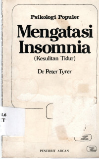Image of MENGATASI INSOMNIA (Kesulitan Tidur)