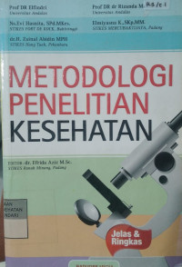 Image of Metodologi Penelitian Kesehatan