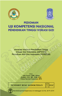 Image of Pedoman Uji Kompetensi Nasioanl Pendidikan Tinggi Vokasi Gizi