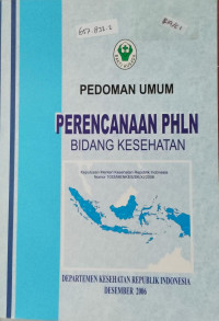 Image of Pedoman Umum Perencanaan PHLN Bidang Kesehatan