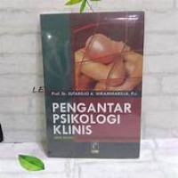 Image of Pengantar Psikologi Klinis