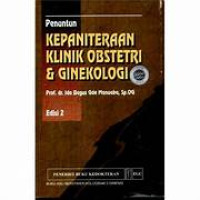 Image of Penuntun Kepanitraan Klinik Obstetri Dan Ginekologi